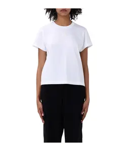 Белая футболка с логотипом Alexander Wang, белый