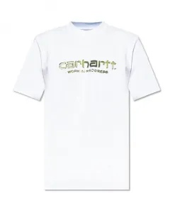 Футболка с напечатанным логотипом Carhartt Wip, белый