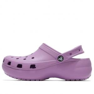 Сандалии (WMNS) Crocs Classic clouds Retro Beach Shoe Purple, фиолетовый