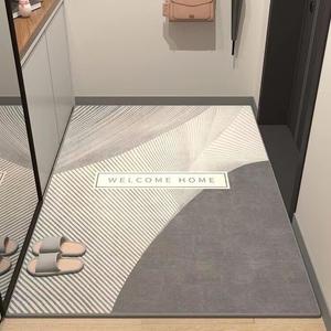 Budis Ковер 140х160 см для прихожей/ванной в китайском стиле, впитывающий, нескользящий