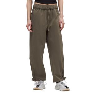 Женские высокие вязаные спортивные штаны Lululemon, зеленый