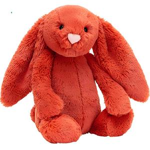 Плюшевая куколка Bunny Collection Shy Orange высотой 18см/31см JELLYCAT