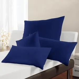 Наволочка темно-синяя 40x60 см Erwin Müller