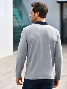 Рубашка с длинными рукавами из светло-серого меланжа WITT WEIDEN