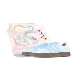 Adidas Кроссовки для скейтбординга VL COURT 2.0 Lifestyle Offline Lab, яркие, износостойкие, с дистанционным управлением, низкие, унисекс, белые, синие