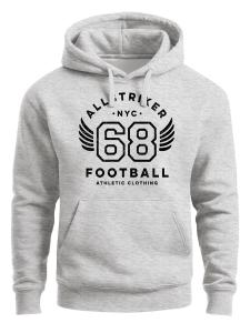 Толстовка Neverless Football NYC, серый