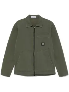 Рубашка с логотипом Compass Stone Island, зеленый