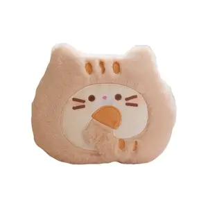 Супермягкая плюшевая игрушка 'Chubby Caramel' в виде кота с печеньем, плюшевая кукла Tiger Cat Rolls высотой 23 см Dolls and bears dance