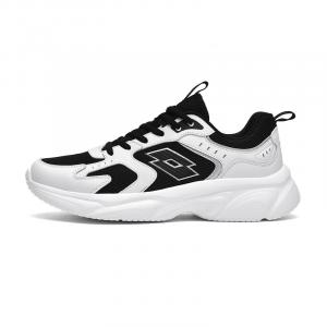 LOTTO Низкие повседневные кроссовки Sportlife с амортизацией, мужские, цвета слоновой кости, белые/черные