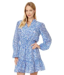 Платье Lilly Pulitzer Axton Dress, Martinique Blue Zee Bebe
