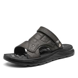 NANJIREN Мужские пляжные сандалии серые, цвет Gray