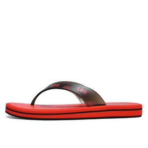 Lee Красные мужские шлепанцы EVA с резиновой подошвой, устойчивые к запахам, износу и скольжению, цвет Red