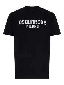Футболка с логотипом Dsquared2, черный
