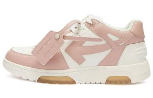 Кроссовки OFF-WHITE Out Of Office "OOO" Low Tops White Pink Women's