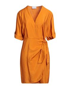 Мини-платье Nenette, желто-оранжевый