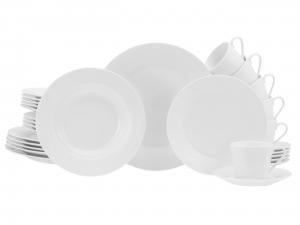 Creatable Набор посуды Белый стол, белый, 30 предметов, на 6 персон