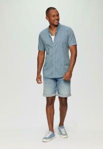 Рубашка REGULAR QS, светло-голубой