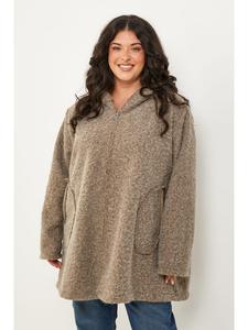 Curvy Lady Куртка переходного цвета бежевого цвета
