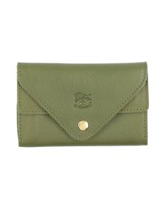 Кошелек для монет Il Bisonte, зеленый