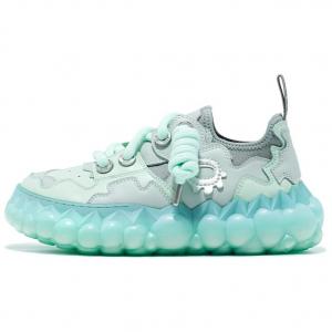 OETZI Фьюжн Айс серия повседневная обувь унисекс лоу-топ светло-зеленый и светло-серый, цвет Light Green & Light Gray