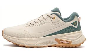 Кроссовки женские с низким верхом, цвет овсяный молочный/темно-зеленый сосновый 361°