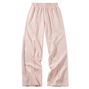 Вязаные спортивные брюки женские KUMPOO, розовые