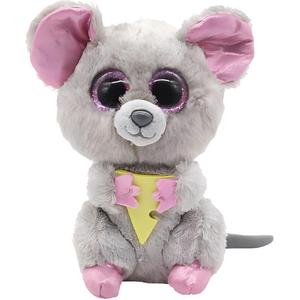 Плюшевая игрушка сырная мышка squick, высота 15 см Ty