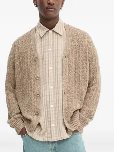 Рубашка в клетку с короткими рукавами Samsoe Samsoe, нейтральный