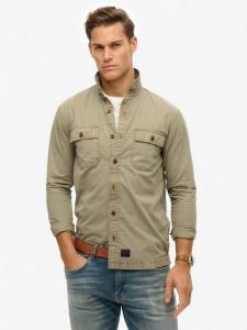 Военная рубашка с длинными рукавами Superdry, Light Khaki Green
