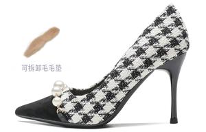 Туфли на высоком каблуке женские черный Ainer-Cat