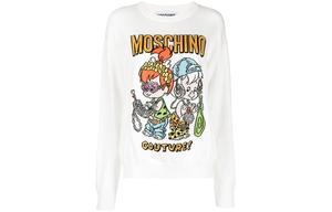 MOSCHINO Свитер FW22 женский белый