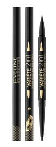 Подводка с подводкой для глаз Eveline Cosmetics, Variete Double Effect