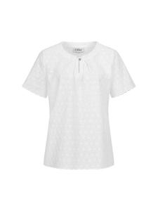 Традиционная блузка с короткими рукавами Сара в белом цвете Nübler