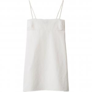 MIU MIU Платье-чехол SS25 женское ivory white