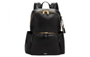 Вояжёр Кожаная Сумка Рюкзак Обычная Женская Чёрная TUMI