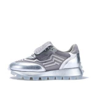 Нескользящие низкие повседневные туфли для женщин BELLALILY, Gray White