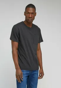 Футболка с карманом, базовая футболка Lee, Washed Black