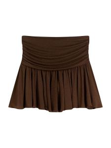 Мини юбка Bershka, Brown
