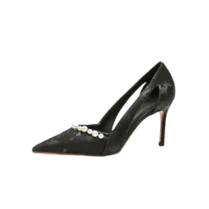 Женские туфли на тонком каблуке и высоком каблуке Boldi Kuki, Black