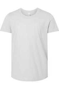 Молодежная футболка BELLA + CANVAS, серебряный