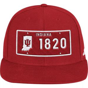 Мужская кепка Snapback Adidas Crimson Indiana Hoosiers