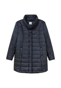 Водоотталкивающая стеганая куртка с высоким воротником-стойкой, водоотталкивающая Sheego, темно-синий