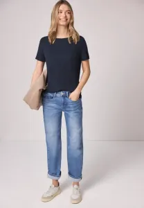 Длинная базовая футболка Street One, Blau