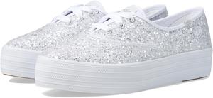 Кроссовки Keds Point Lace Up, цвет White Glitter