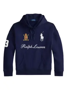 Худи с логотипом Polo Ralph Lauren, синий