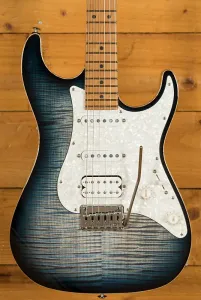 Suhr Standard Plus Faded Trans Whale Blue Burst из клена