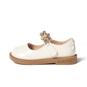 Детская кожаная обувь для детей Snoffy, слоновая кость