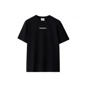 Burberry Футболка женская черная SS24 Regular