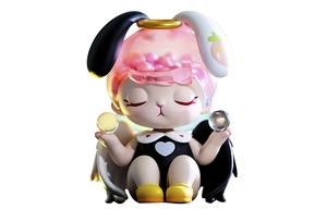 POP MART Bunny Black And White Angel Trendy Figures 12.7cm