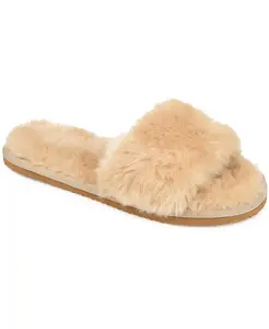 Женские тапочки Dawn Slide Journee Collection, загар/бежевый